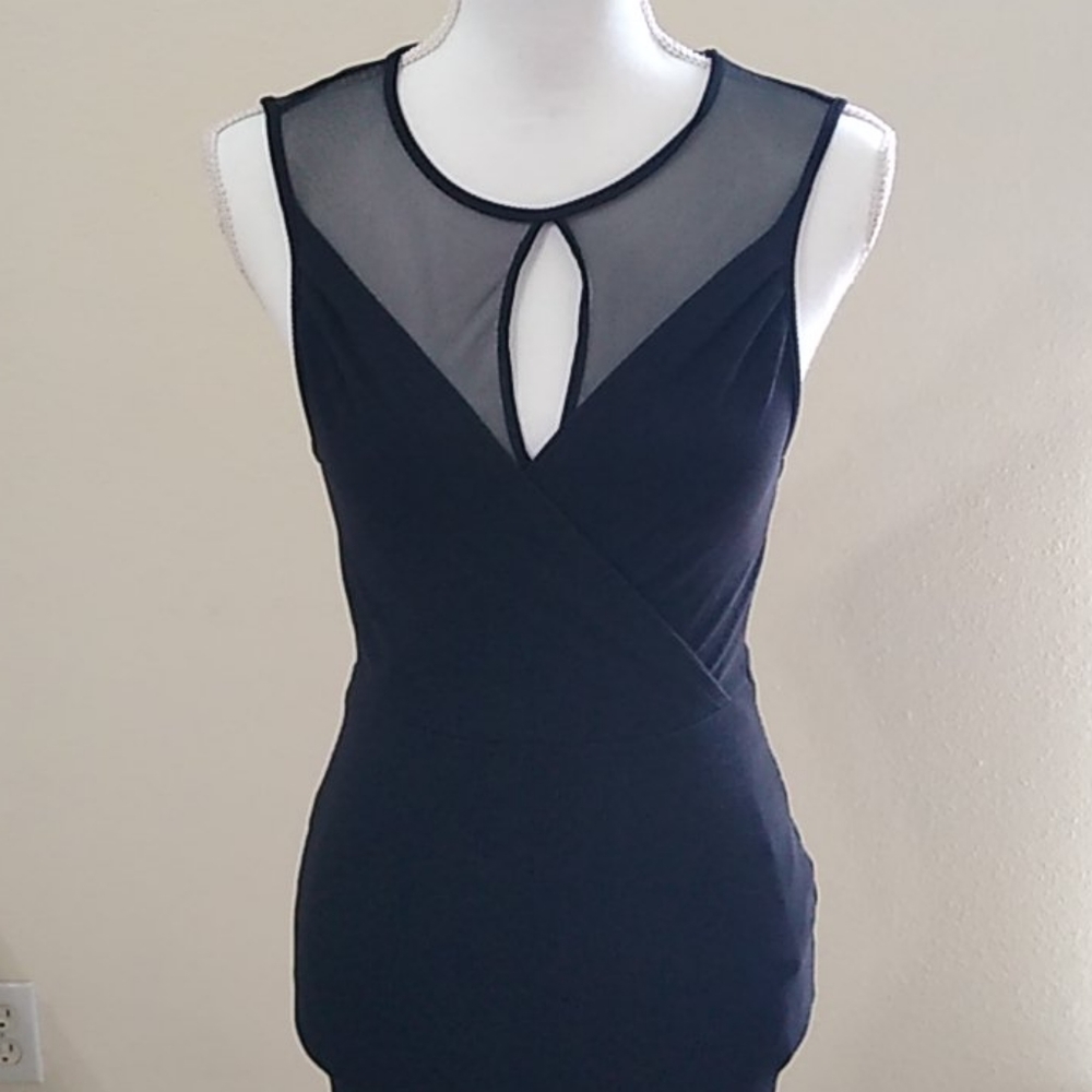 BCBG black sexy mini dress